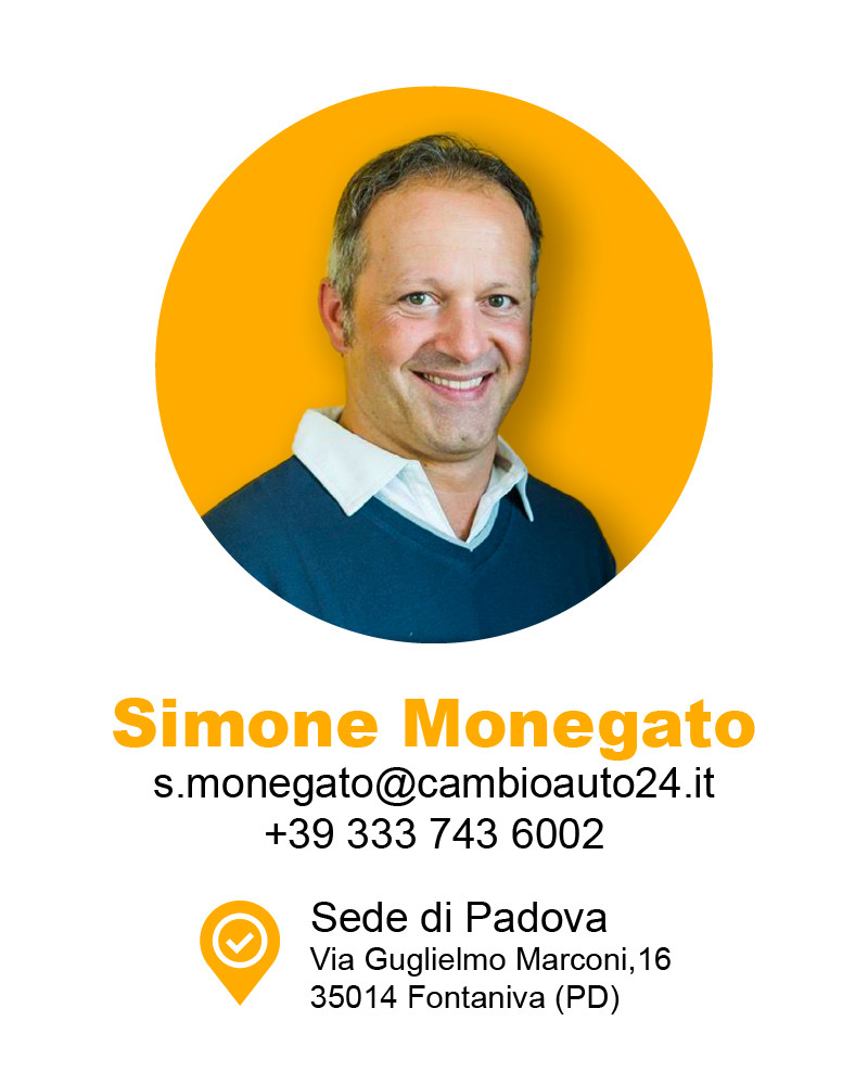 Simone Monegato, esperto cambioauto24 Padova