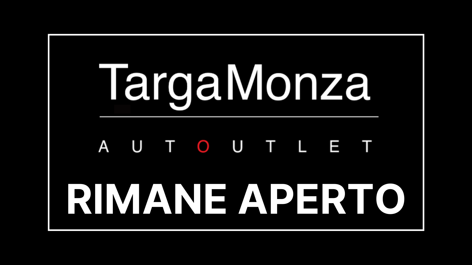 Targa Monza rimane aperto